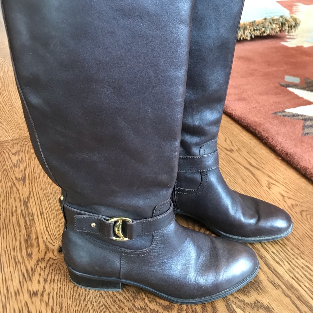 Ralph Lauren 8.5 leather boots